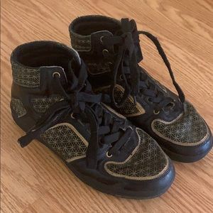 Flower of life high top sneakers